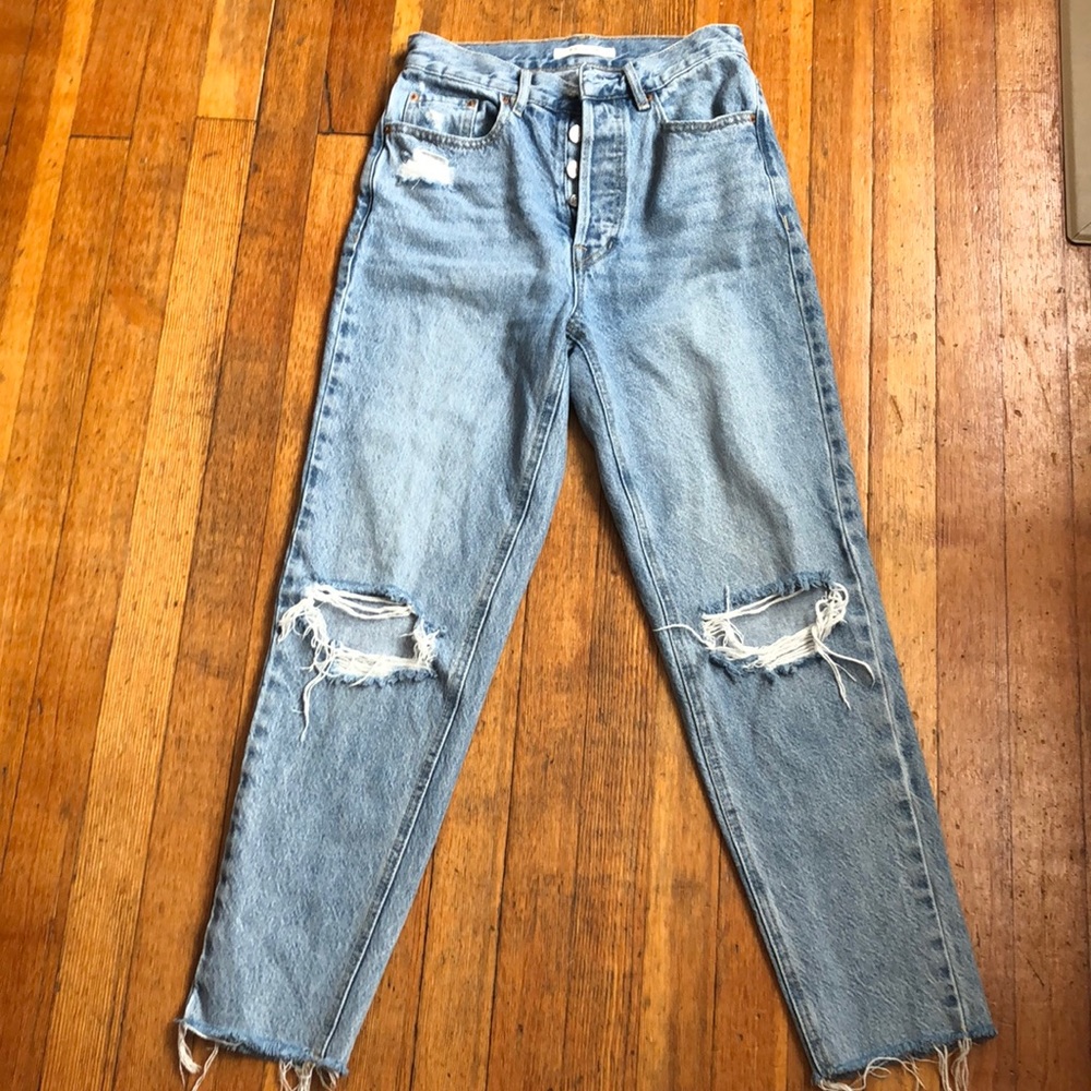 PacSun Ultra High Rise Slim Jeans ripped 24